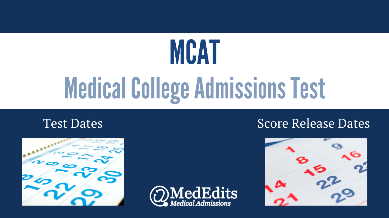 MCAT Test Dates for 2025